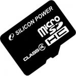 MicroSD 4GB Silicon Power (SD adapter) Class 4 